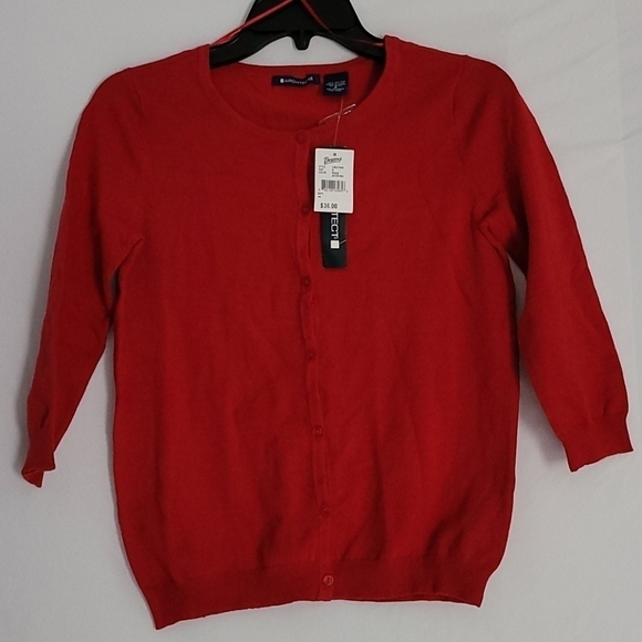 𝅺ARCHITECT 3/4 Sleeve Cardigan Sweater - Picture 1 of 6
